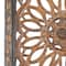 Set of 2 Brown Wood Traditional Wall Decor, 48" x 16"
